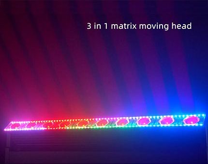  10x40w RGBWA 3in1 Matrix-Bewegungsstange (Strahl, Blitz, Licht Streifen) 