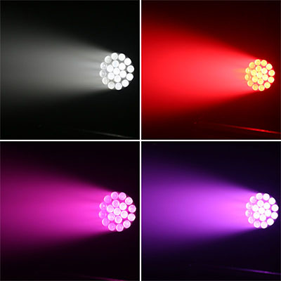 Lighting Effect for 19x10W LED RGBW Par Zoom Light