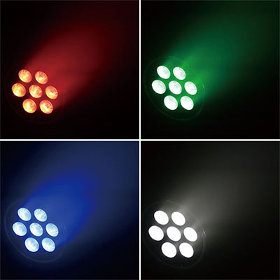 Lighting Effect For 7x10W LED RGBW Par Light